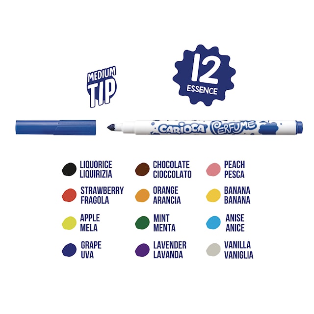 Tuotekuva 2 - Kärnan Carioca -tuoksukuitukynät, 12 kpl