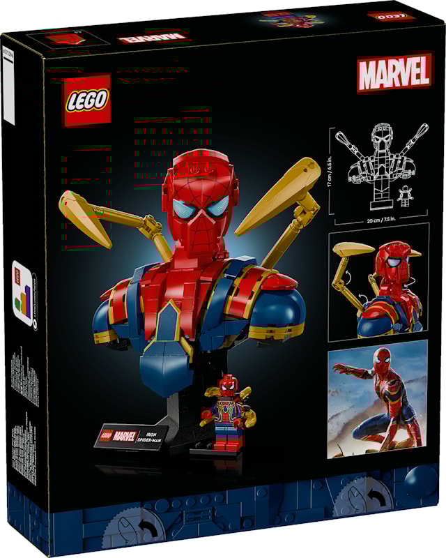 Produktbild 4 för Iron Spider-Man – byst LEGO® Super Heroes (76326)