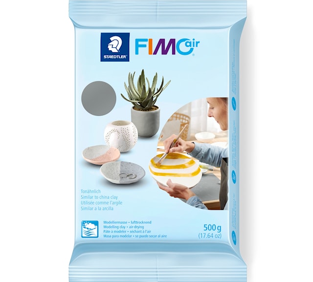 FIMO Air muovailumassa 500g Harmaa Staedtler