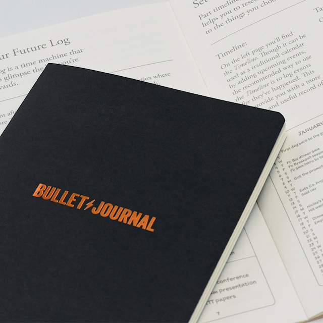 Produktbild 4 för Bullet journal A5 Prickad Black Leuchtturm1917
