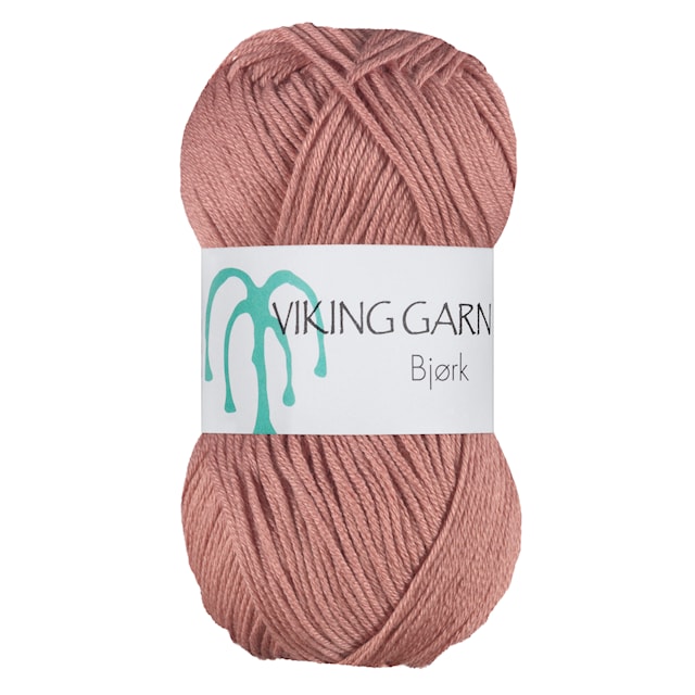 Bjørk 50 g Askerosa 582 Viking Garn