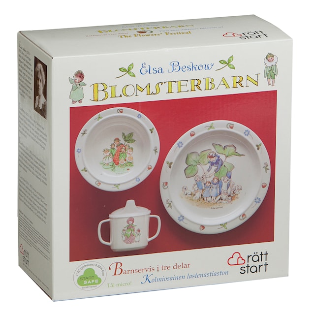Produktbild 2 för Barnservis Blomsterbarn, Elsa Beskow, Rätt Start