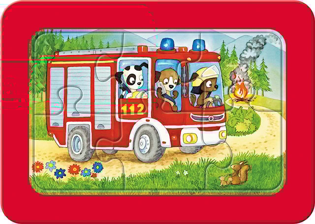 Produktbild 3 för Animals In Action Pussel 3x6 bitar Ravensburger