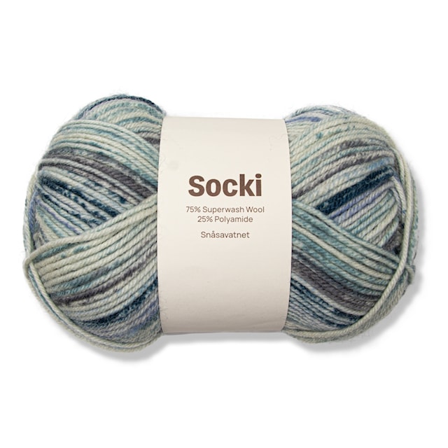 Produktbild 1 för Socki Garn Ullmix 100 g  Snåsvatnet B146 Adlibris