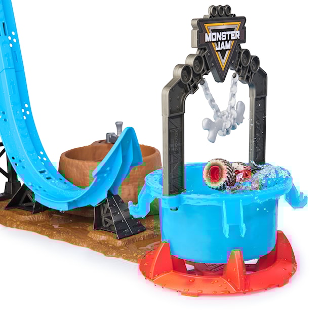 Tuotekuva 3 - Monster Jam 1:64 Mud Blasters Dunk Tank -leikkisarja