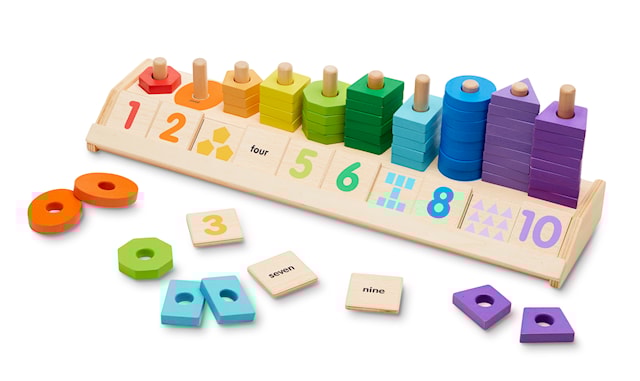 Produktbild 1 för Counting Shape Stacker, Melissa & Doug
