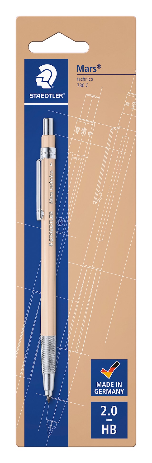 Tuotekuva 1 - Lyijytäytekynä Mars Technico HB Hiekka Staedtler