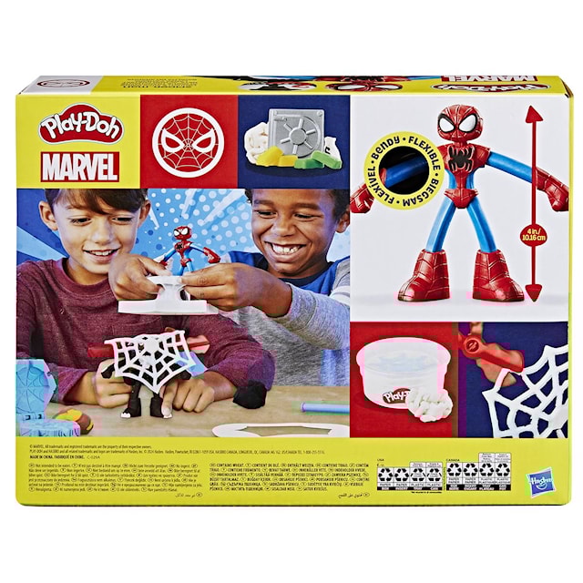 Produktbild 4 för Play-Doh Marvel Spider-Man Launch & Slice Playset
