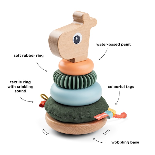 Produktbild 4 för Stapelleksak Raffi Done By Deer