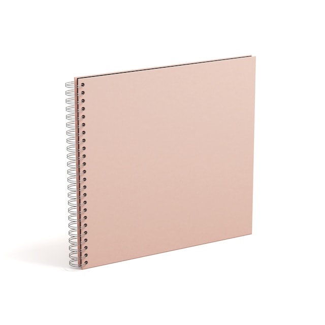 Produktbild 2 för Fotoalbum Dusty Pink med svarta blad 35x31,5cm Bigso Box of Sweden