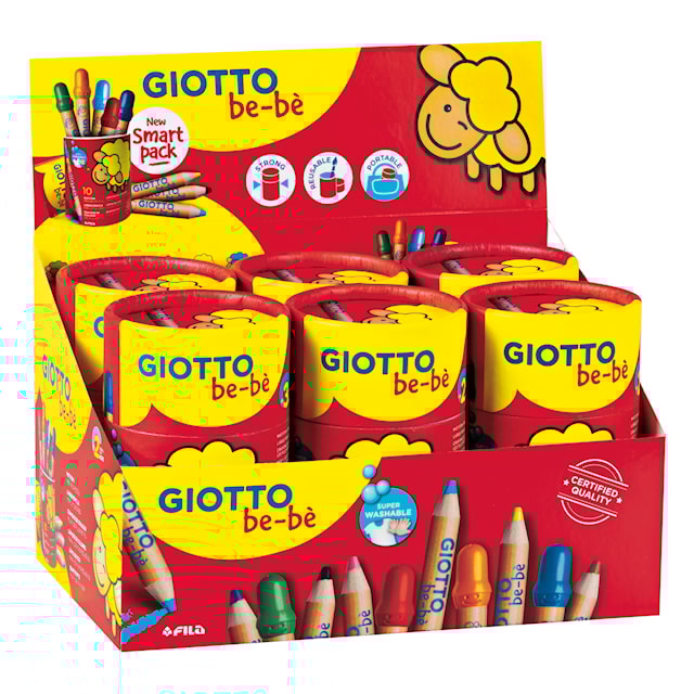 Produktbilde 3 for Jumbo Colored Pencils 10 pcs Giotto Be-bè