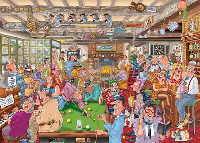 Produktbild 2 för Wasgij Destiny 19 - The Puzzlers Arms! Pussel 1000 bitar