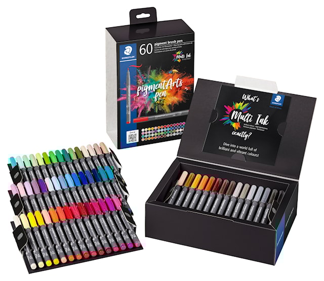 Tuotekuva 4 - Sivellinkynä Pigmentti 60-pack Staedtler