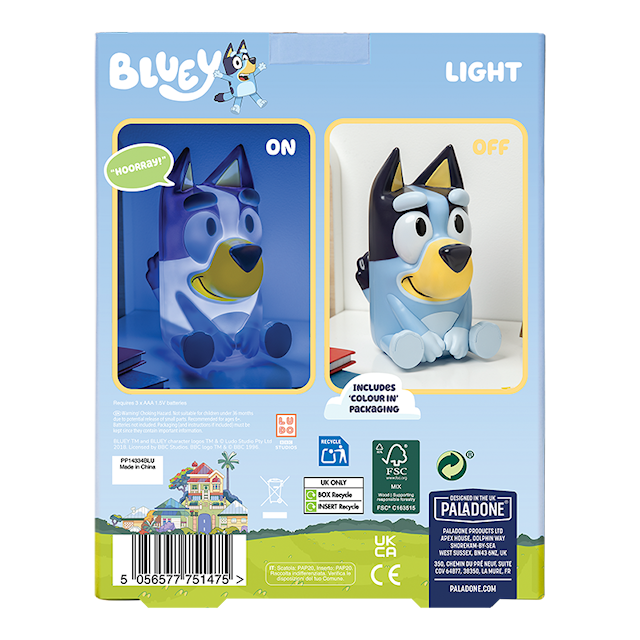 Produktbild 8 för Bluey Lampa med Ljud Paladone