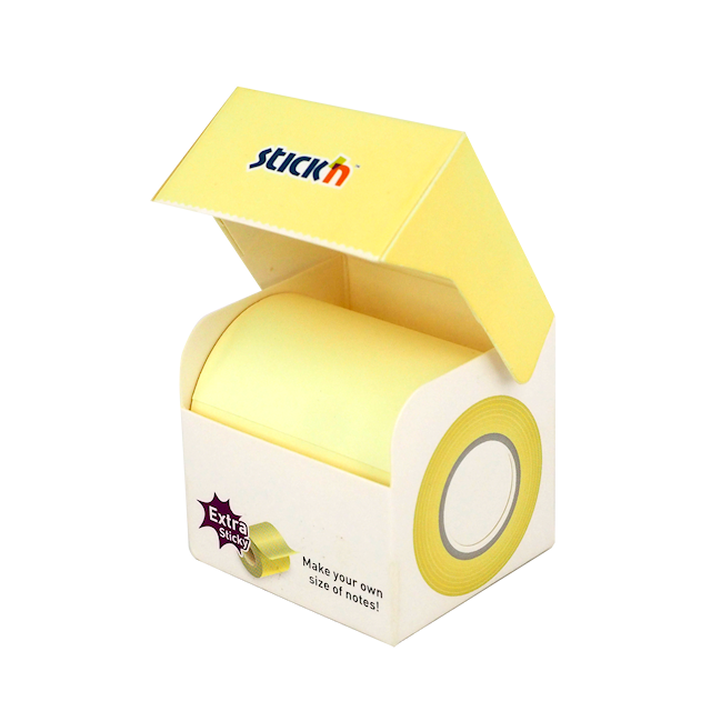 Produktbilde 3 for Notisrull Ekstra Sticky FSC 50mmx10m Pastellgul