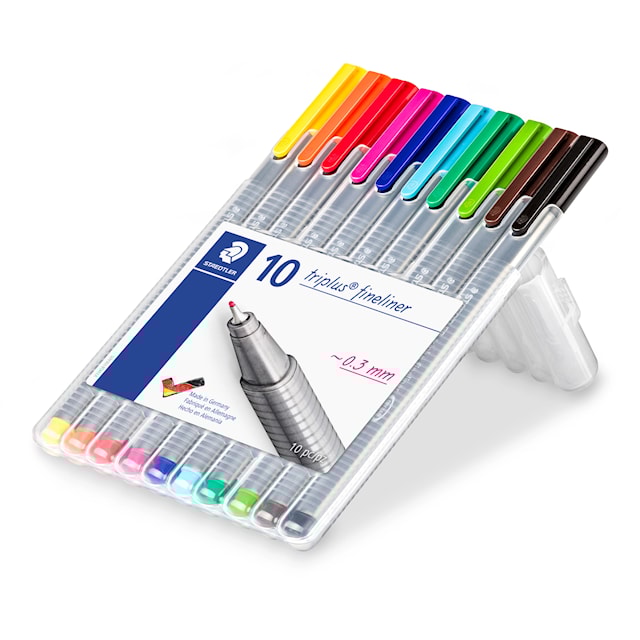 Produktbild 3 för Triplus® Fineliner 10-pack Staedtler