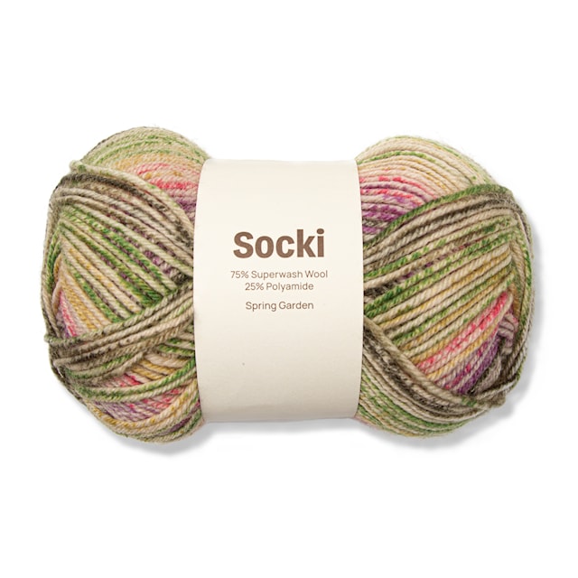 Socki Garn Ullmix 100 g  Spring Garden B138 Adlibris