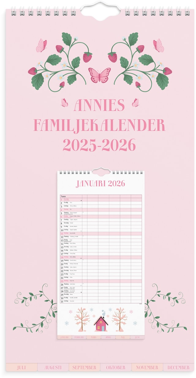Produktbild 1 för Familjekalender 25/26 Annies Burde