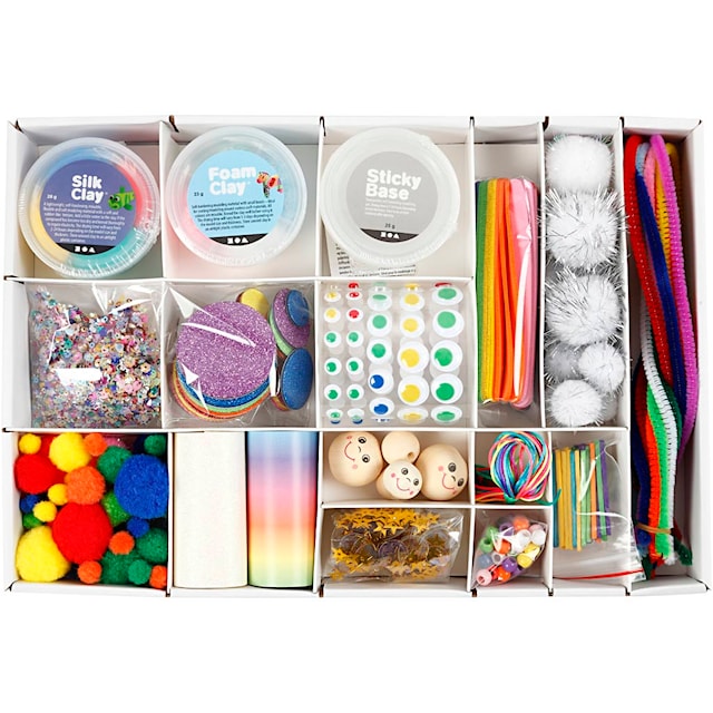 Produktbild 5 för Pyssellåda Regnbåge Stor - Creativ Company