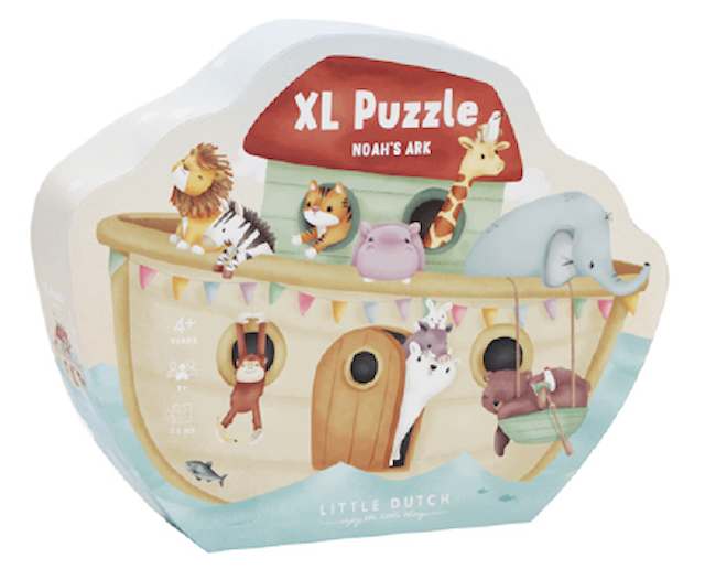 Produktbilde 1 for Noahs Ark Gulvpuslespill Little Dutch
