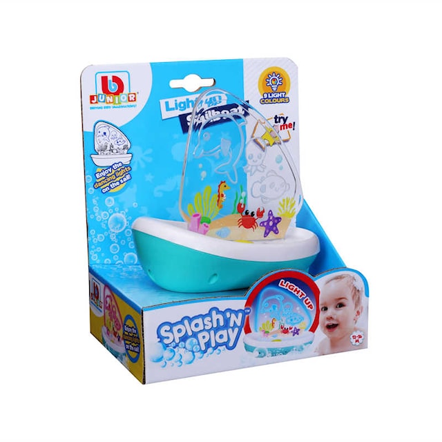 Produktbild 3 för Splash N Play Ljus Upp Segelbåt BB Junior