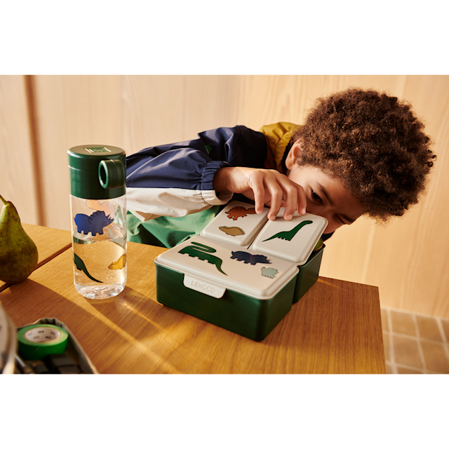 Produktbild 3 för Driss Lunchbox Dinosaurs/Mist Liewood