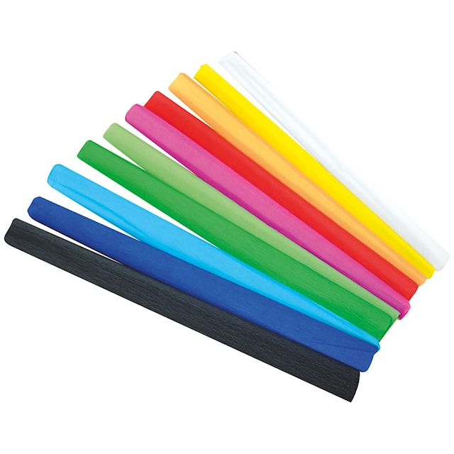 Produktbilde 1 for Krølletepapir regnbue 10-pakk Playbox