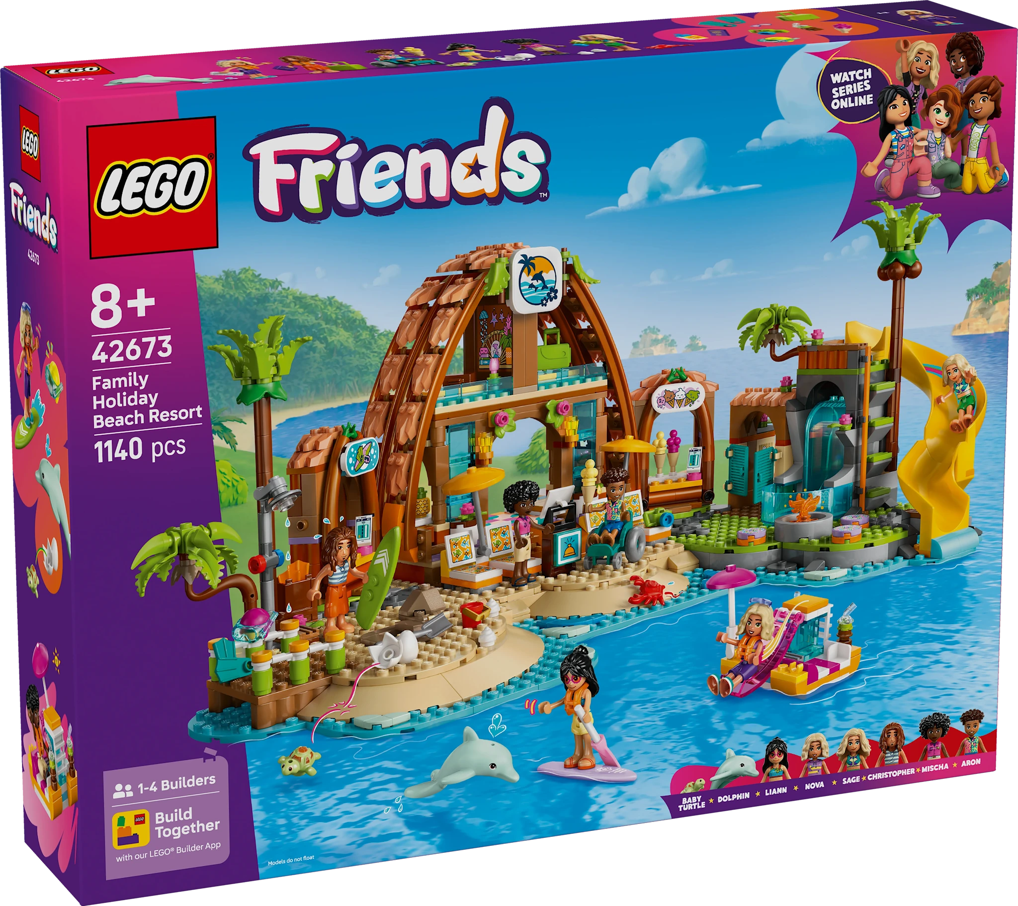 Tuotekuva ille Koko perheen lomakohde meren rannalla LEGO® Friends (42673)