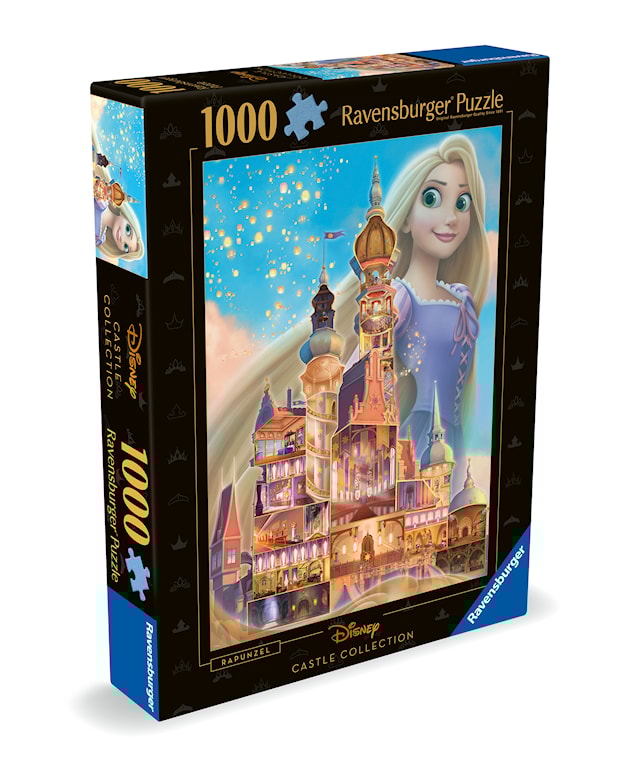 Tuotekuva 5 - Disney Castles Rapunzel Palapelit 1000 palaa, Ravensburger