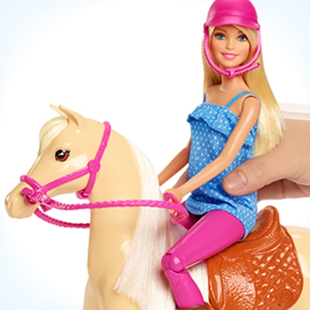 Produktbild 2 för Barbie Docka Med Häst Set