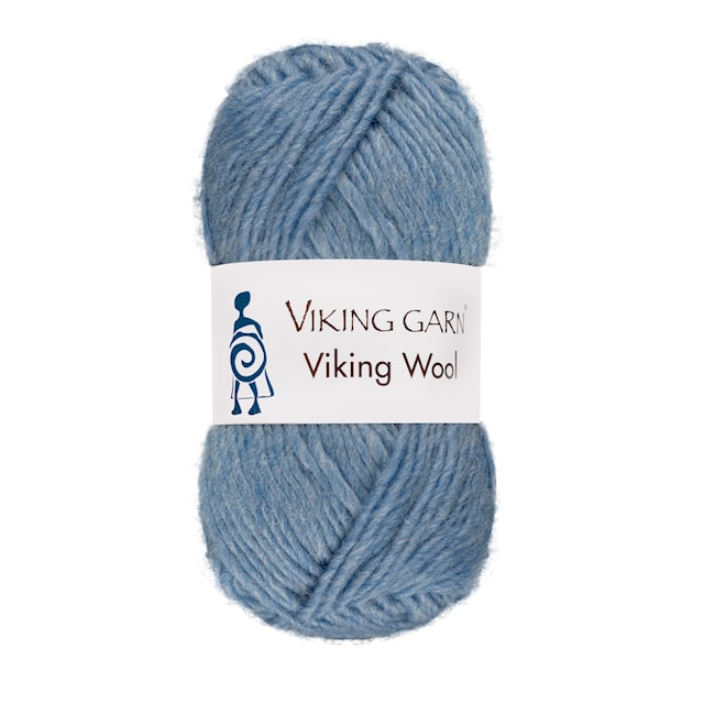 Viking Wool Garn 50 g Blå 524 Viking Garn