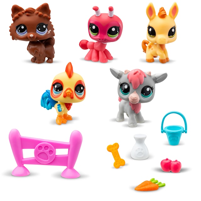 Produktbild 1 för Littlest Pet Shop Farm Besties Collectors 5-Pack