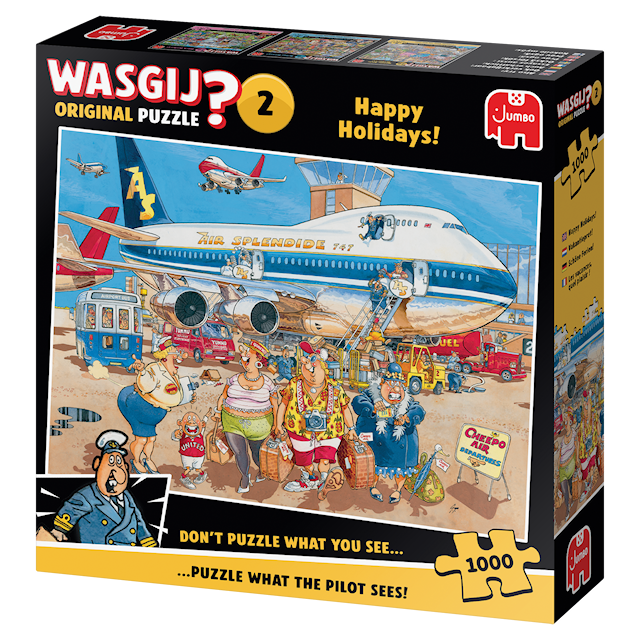 Produktbild 4 för Wasgij Original 2 Happy Days! Pussel 1000 bitar