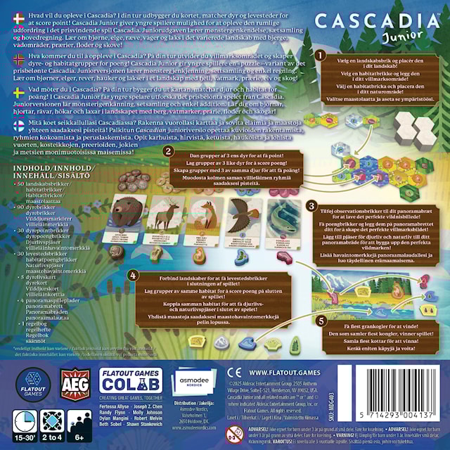 Produktbilde 3 for Cascadia Junior (SE/NO/FI/DK)
