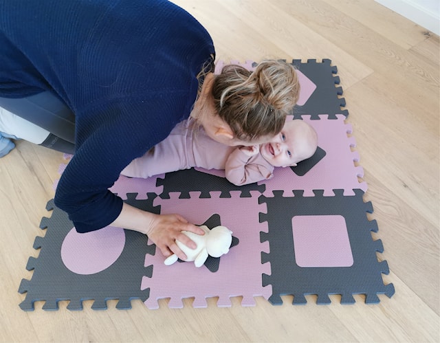 Produktbild 2 för BabyDan Lekmatta, Dusty Grey