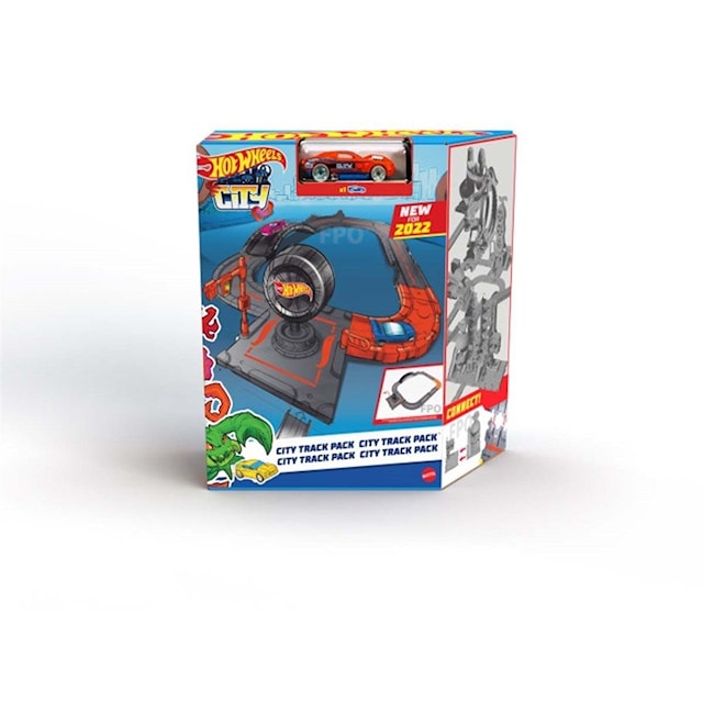 Produktbilde 1 for Hot Wheels City Track Pack Lekesett