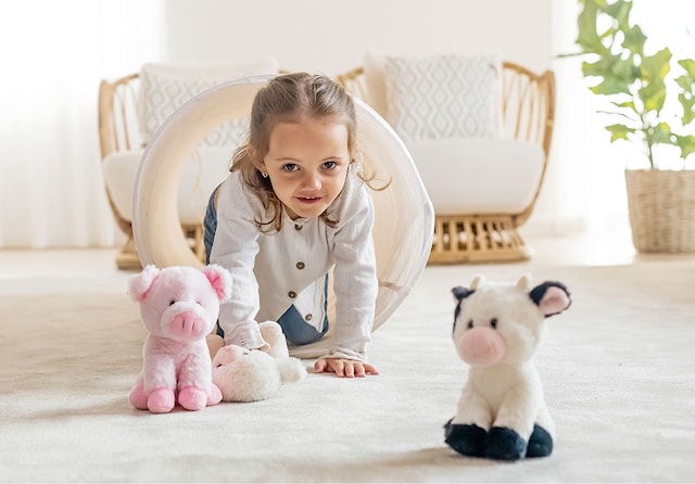 Produktbilde 2 for Teddy Farm Kosedyr 18 cm, Sittende Gris, Teddykompaniet