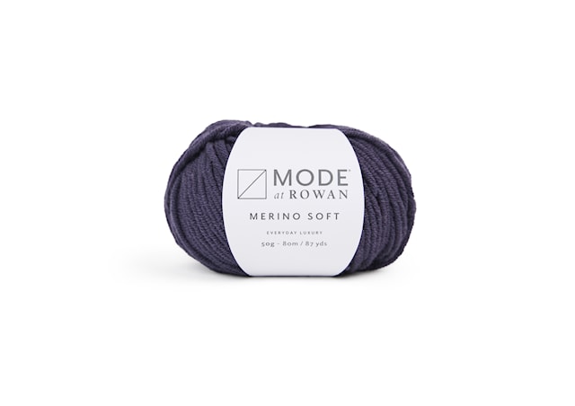 Merino Soft 100% merinovilla 50gr Plum 02019 Mode at Rowan