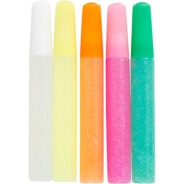 Produktbild 3 för Glitterlim pastellfärger 5-pack