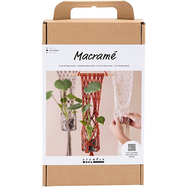 Produktbilde 1 for DIY Kit Makramé , Blomsterhenger, 1 pk.