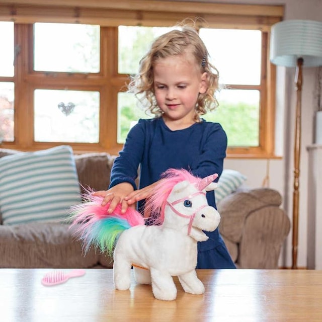 Produktbild 3 för Animigos Gående Rainbow Unicorn