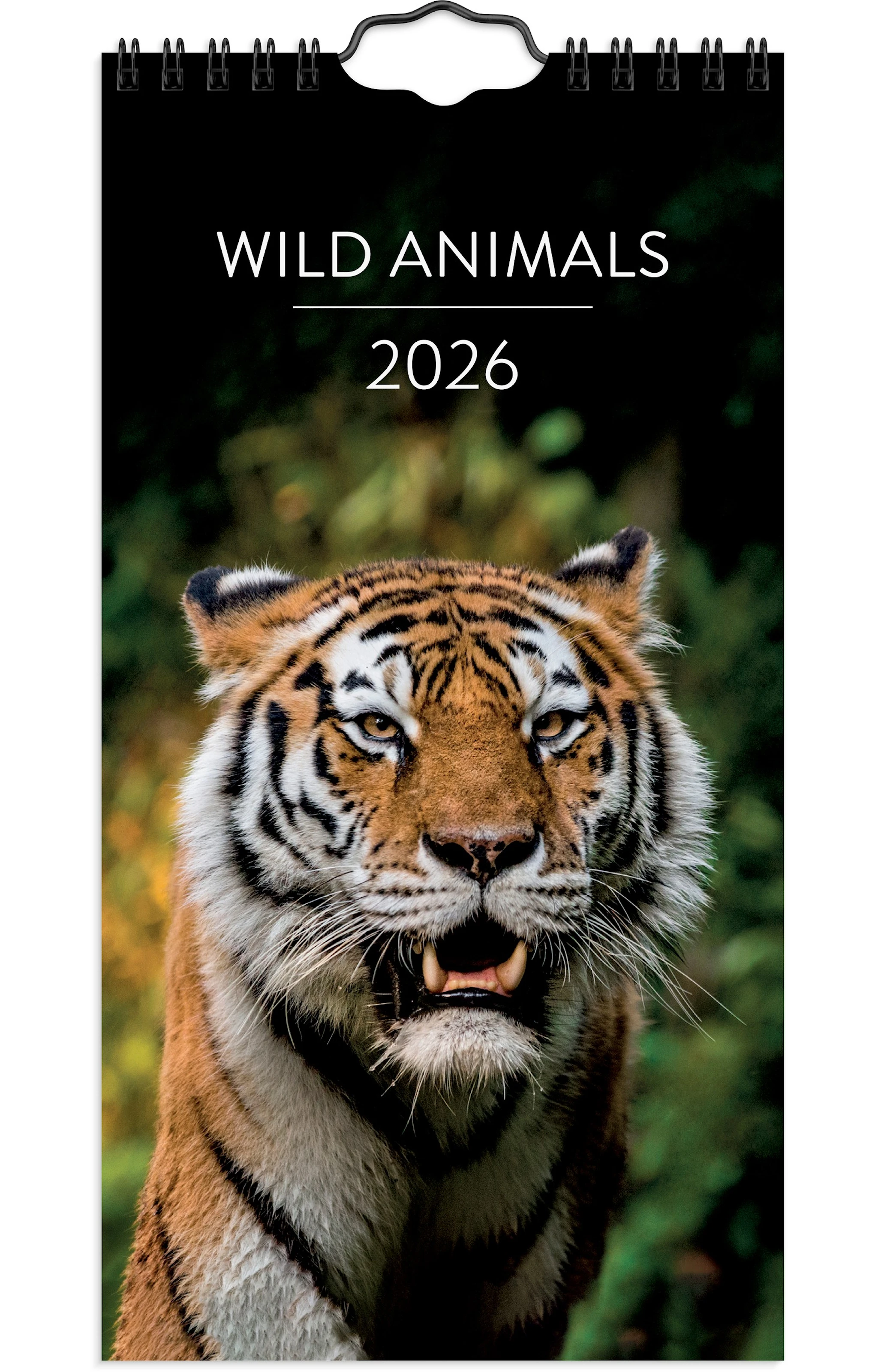 Produktbilde for Väggkalender 2026 Wild Animals 120x230 mm Burde