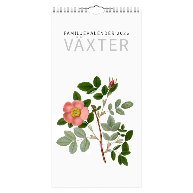 Produktbild 1 för Familjekalender Växter 2026