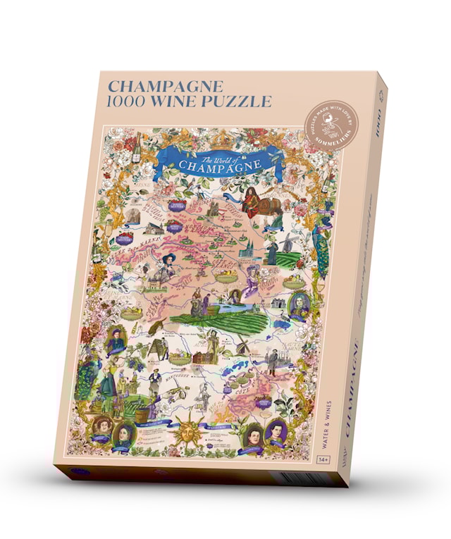 Produktbilde 1 for Vinpuslespill - Champagne 1000 brikker Water and Wines