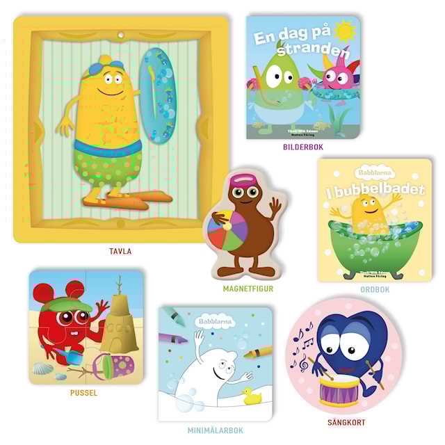 Tuotekuva 2 - Ensimmäinen Kirjahyllyni Kylpy Babblarna