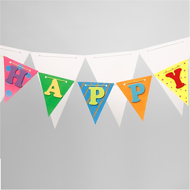 Produktbilde 4 for Flagg, H: 20 cm, B: 14,5 cm, 300 g, hvit, 10 stk./ 1 pk.