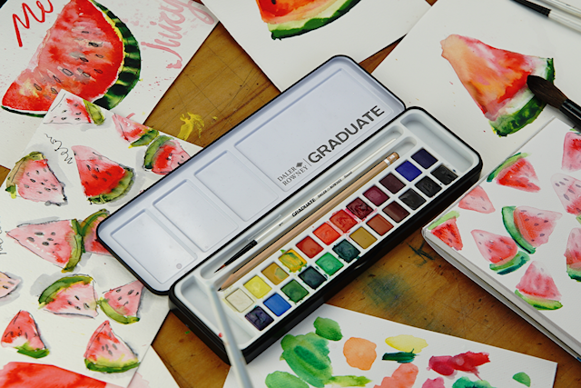 Produktbild 3 för Akvarellfärg Graduate 36 Halvkoppar Daler-Rowney