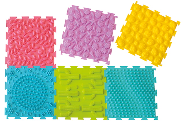 Produktbild 1 för Taktila Golvplattor  6-pack 25x25 cm MyPauze