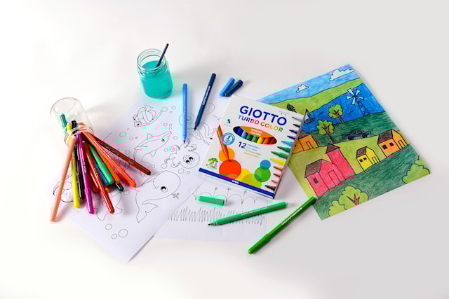 Tuotekuva 4 - Giotto Turbo Color Tussit, 12 kpl