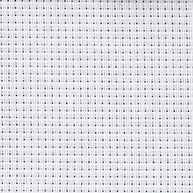 Produktbilde 3 for Aidastoff, str. 50x50 cm, 43 ruter pr. 10 cm , hvit, 1 stk.